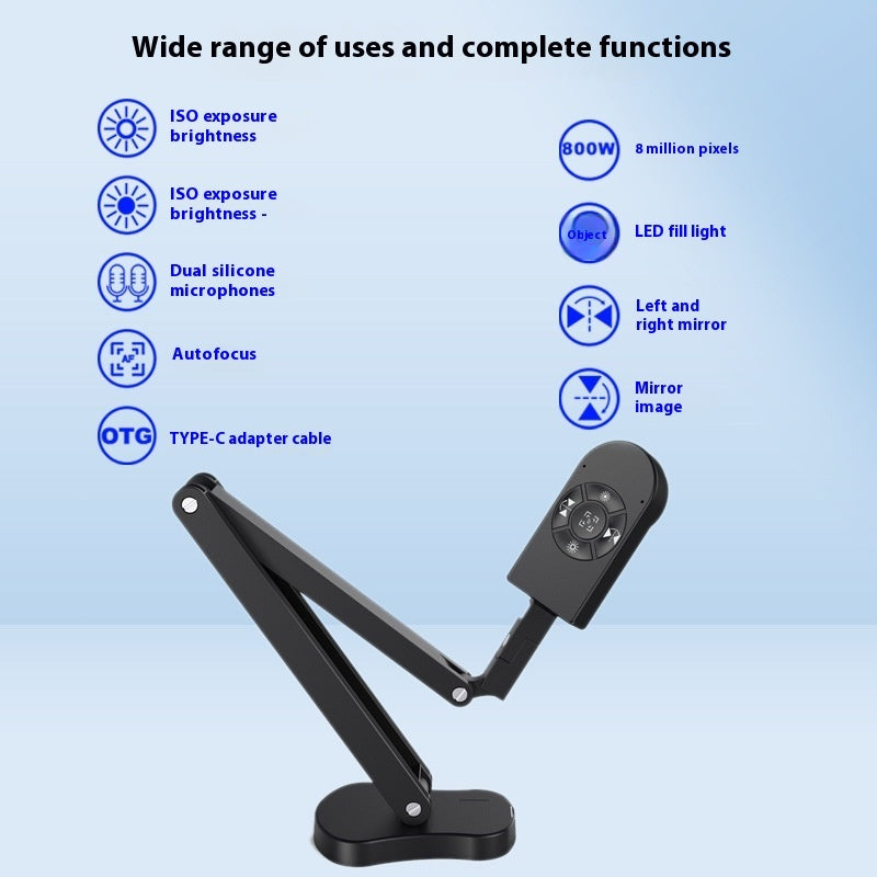 Computer Live Camera With Microphone Photography Video Equipment