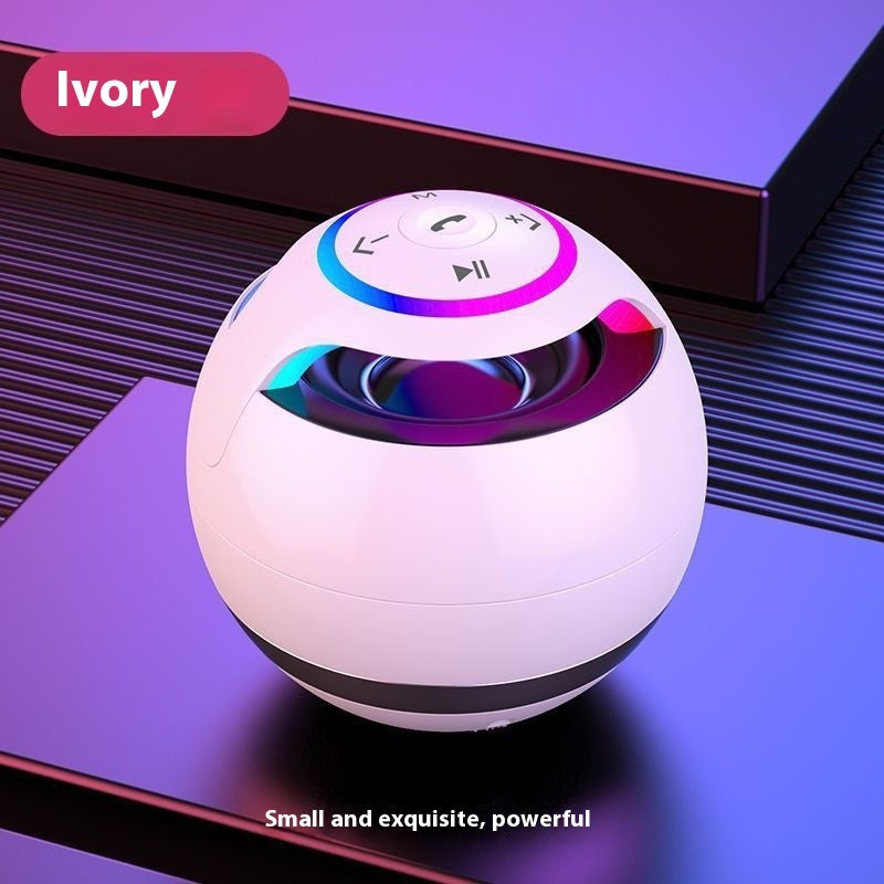 Buntes Licht Bluetooth Audio Super Dynamic Bass Boost Tragbarer kleiner Lautsprecher Mini Hohe Klangqualität Große Lautstärke