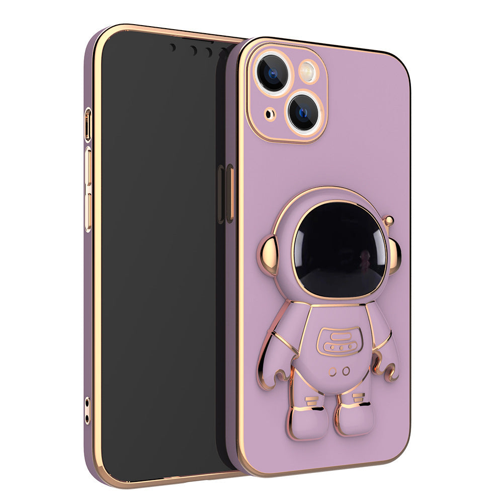 3D Astronaut Phone Case Anti-Drop Electroplating Bracket - My Store