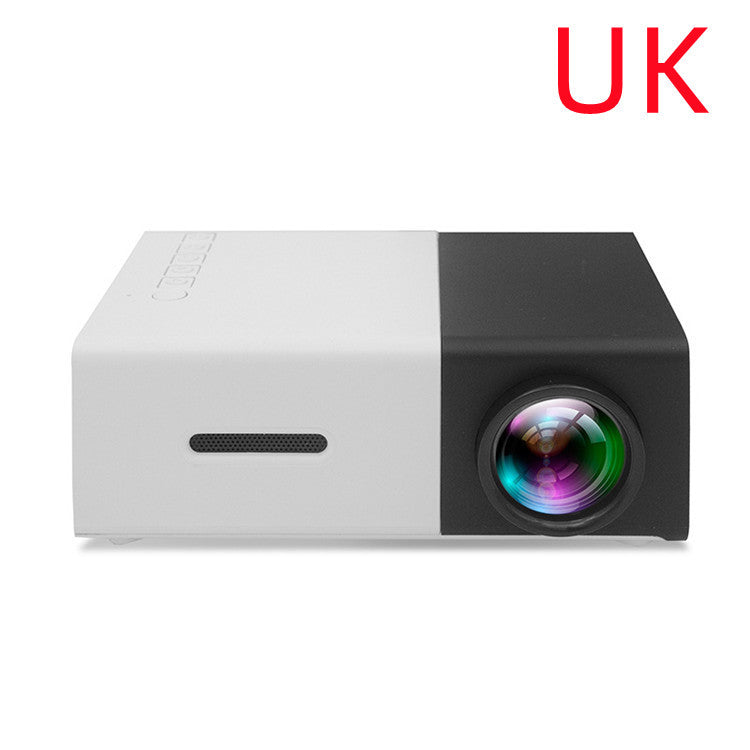 Portable Projector 3D Hd Led Home Theater Cinema HDMI-compatible Usb Audio Projector Yg300 Mini Projector - My Store