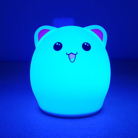 Cartoon silicone lamp clapping lamp colorful night lamp - My Store