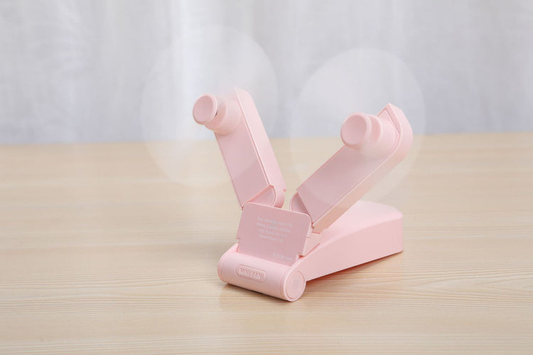 Handheld Mini Fan V36 Double Head Usb Folding Fan - My Store