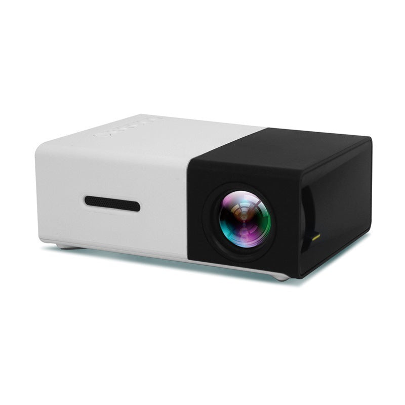 Portable Projector 3D Hd Led Home Theater Cinema HDMI-compatible Usb Audio Projector Yg300 Mini Projector - My Store