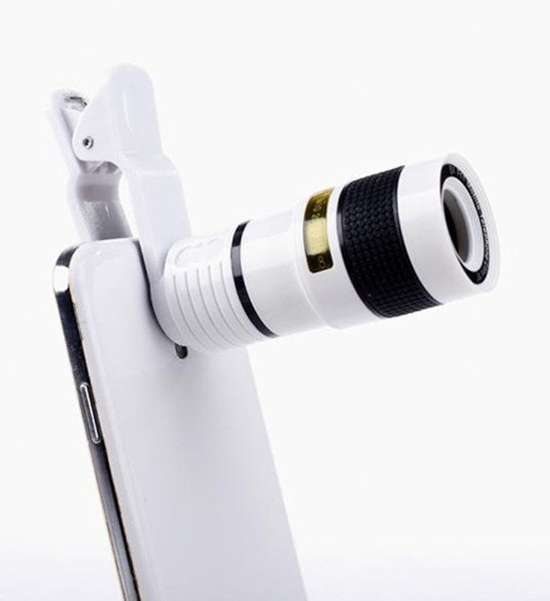Zoom Mobile Phone Clip-On Retractable Telescope Camera Lens For Galaxy S3 S4 S5 S6 S7 Edge Phone - My Store