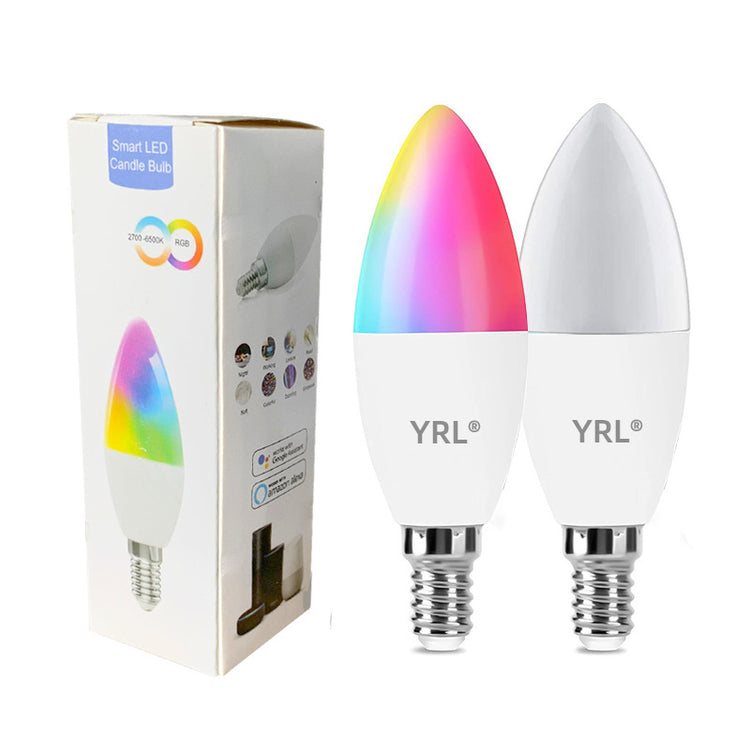 Smart WifI Led Lamp E14 RGB CW WW Led Bulb Dimmable 85-265V Voice Control Light Bulbs Alexa Google Home For Home Decorative - My Store