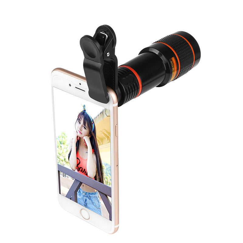 Zoom Mobile Phone Clip-On Retractable Telescope Camera Lens For Galaxy S3 S4 S5 S6 S7 Edge Phone - My Store