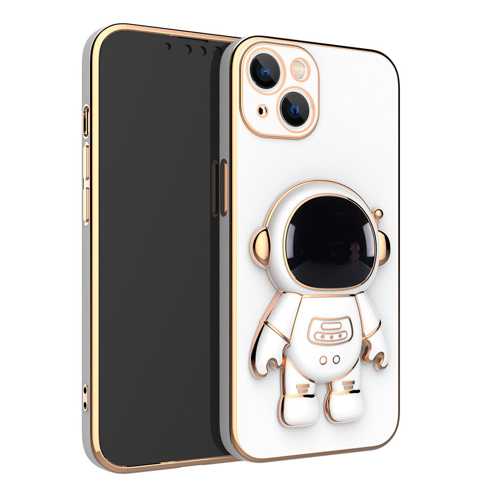 3D Astronaut Phone Case Anti-Drop Electroplating Bracket - My Store