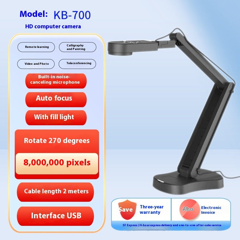 Computer Live Camera With Microphone Photography Video Equipment