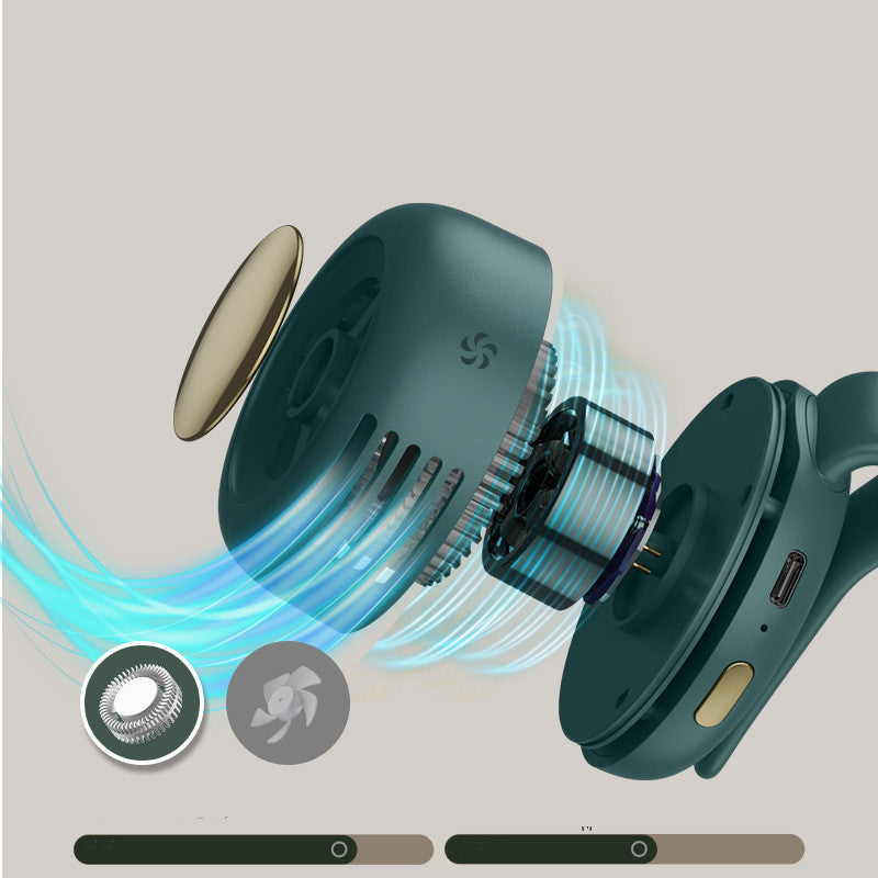 Small Cyclone Portable Buckle Small Fan Mini Portable Pocket Fan - My Store