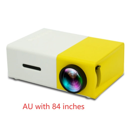 Portable Projector 3D Hd Led Home Theater Cinema HDMI-compatible Usb Audio Projector Yg300 Mini Projector - My Store
