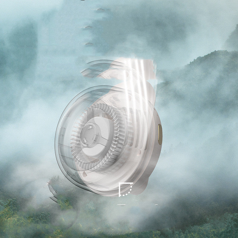 Small Cyclone Portable Buckle Small Fan Mini Portable Pocket Fan - My Store