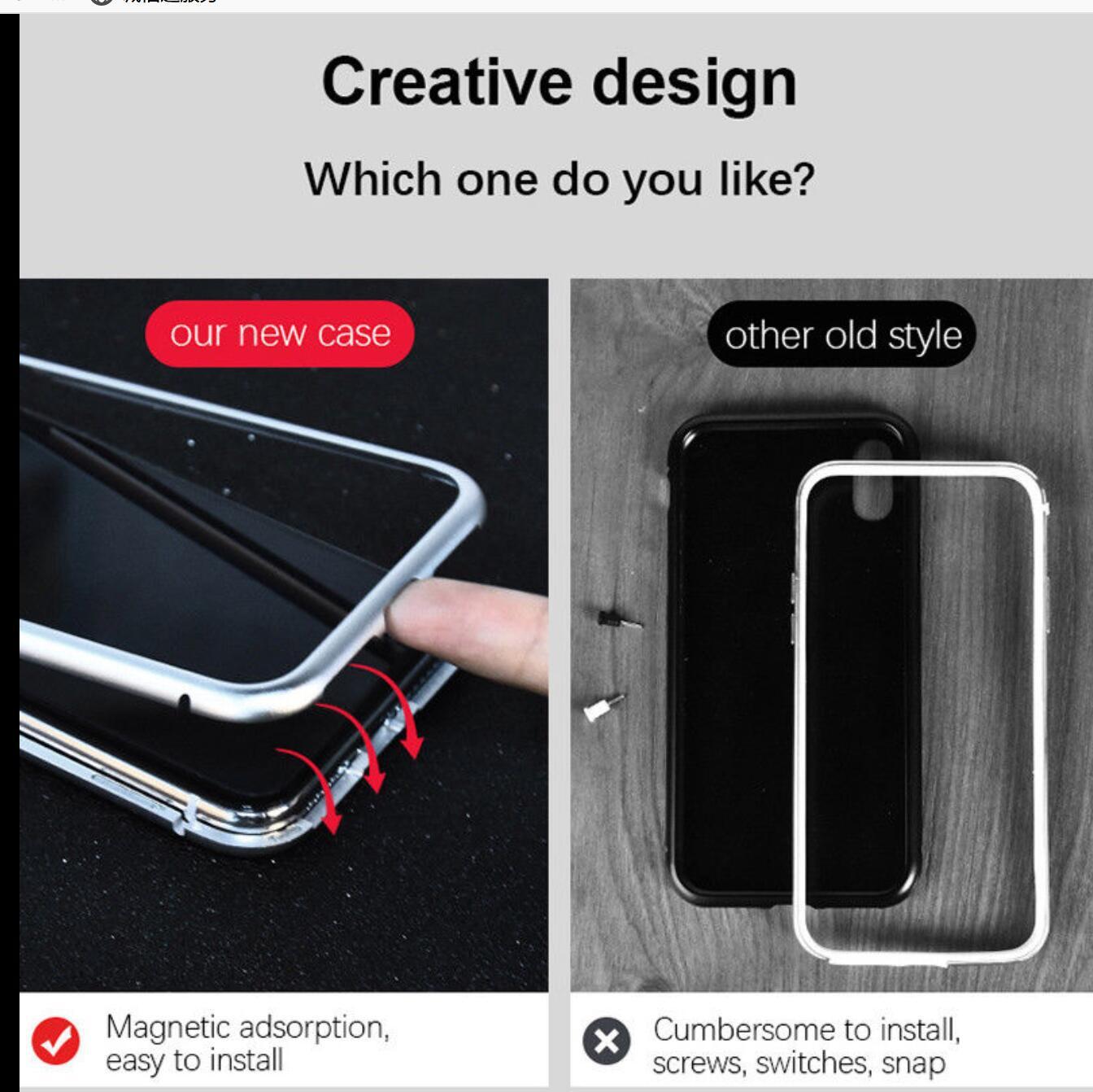 Magnetic Tempered Glass Shell Screen Protector - My Store