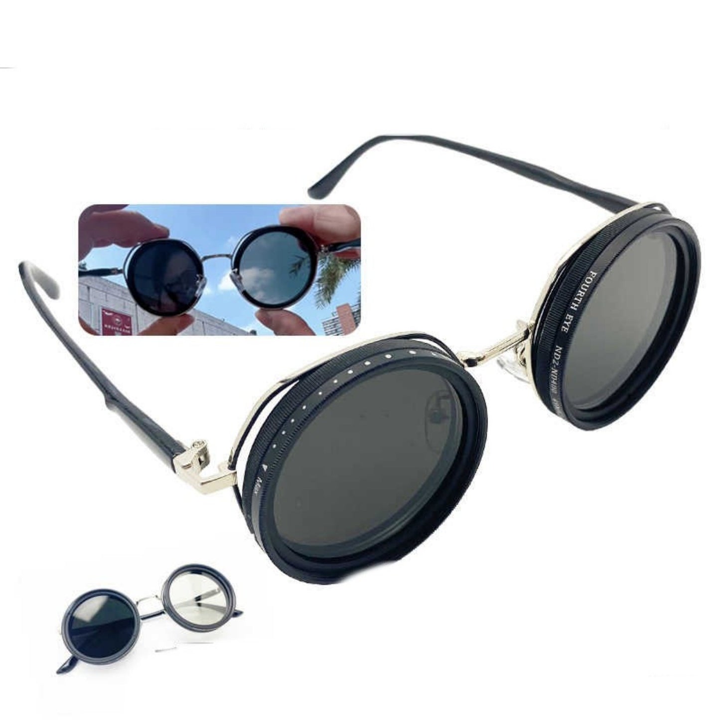 adjustable sun filter handmade DIY sunglasses