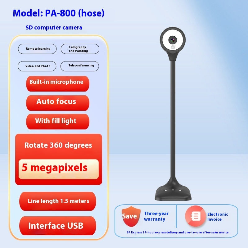 Computer Live Camera With Microphone Photography Video Equipment