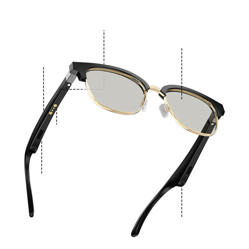 F1 Black Technology Bluetooth-Brille Richtungs-Audio Anti-Blue Ray Wireless Headset Stereo