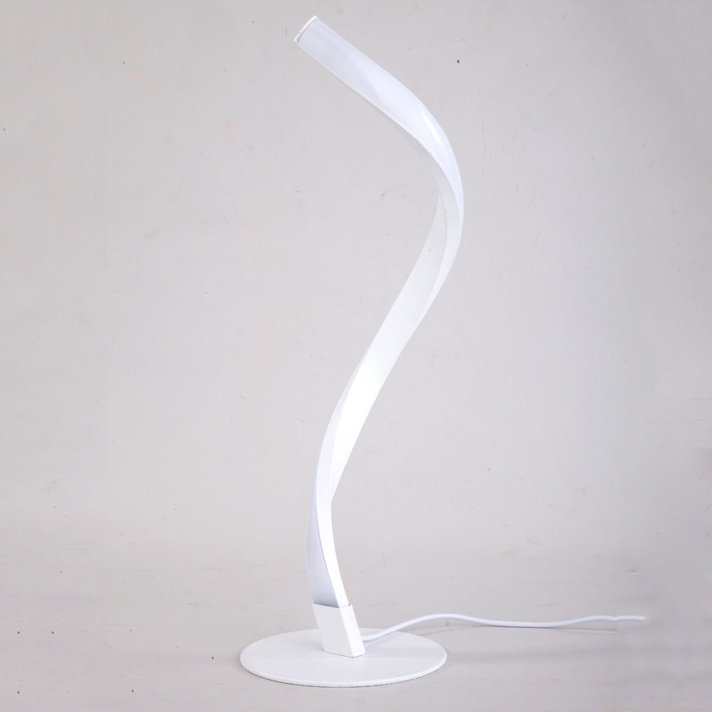 Snake Lamp Spiral Table Lamp Bedroom Bedside Small Night Lamp - My Store
