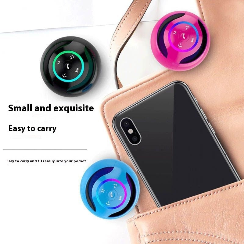 Buntes Licht Bluetooth Audio Super Dynamic Bass Boost Tragbarer kleiner Lautsprecher Mini Hohe Klangqualität Große Lautstärke