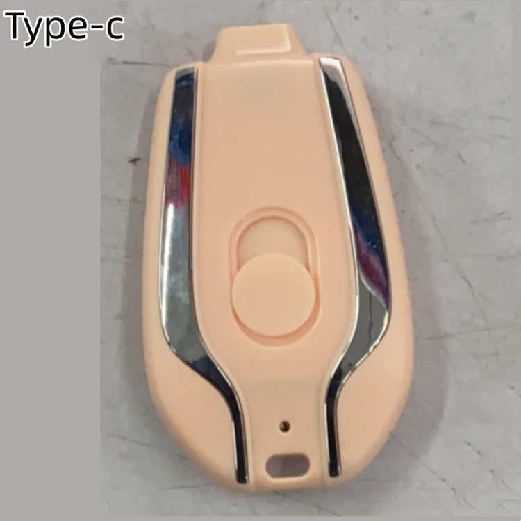 1500mAh Mini Power Emergency Pod Keychain Charger With Type-C Ultra-Compact Mini Battery Pack Fast Charging Backup Power Bank - My Store