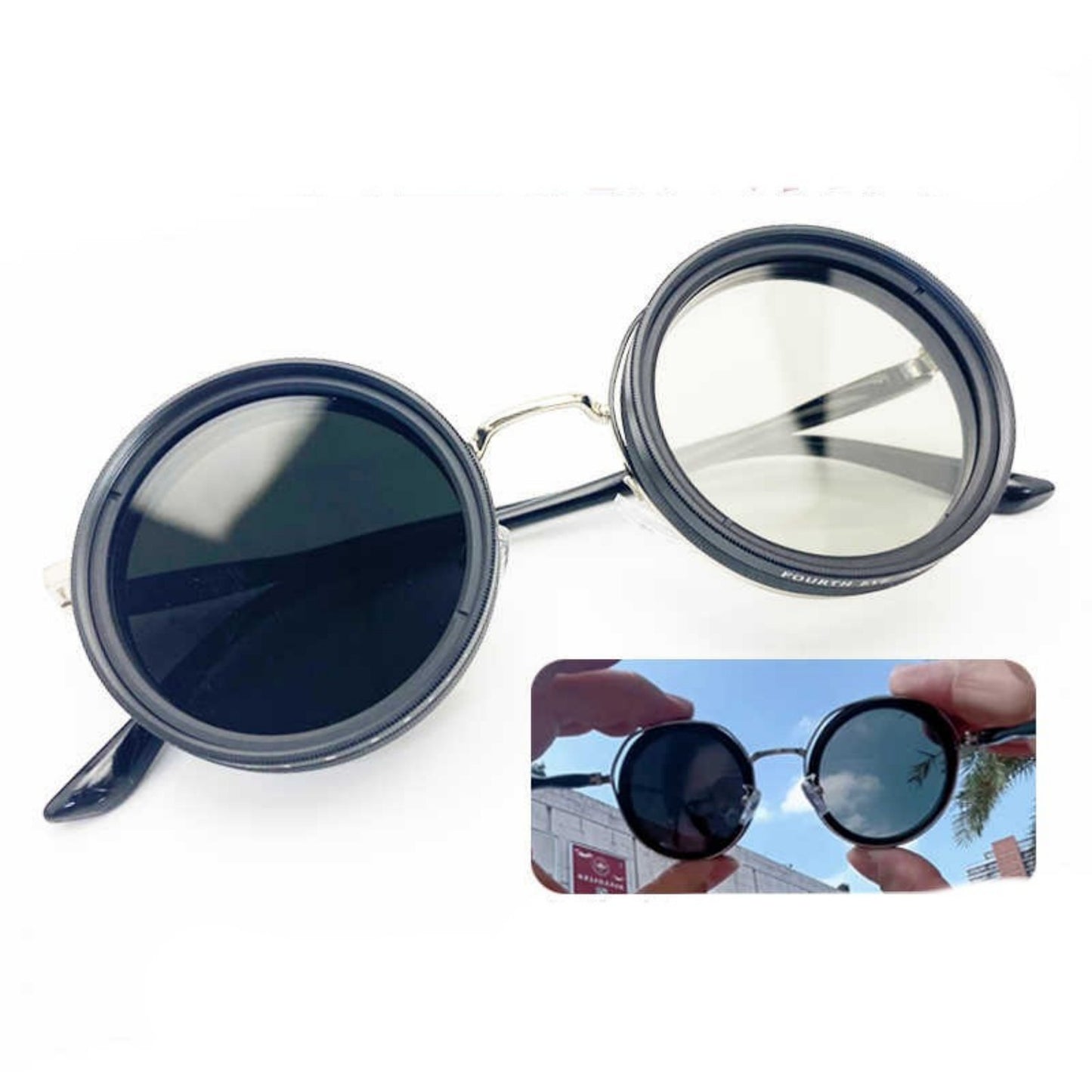 adjustable sun filter handmade DIY sunglasses