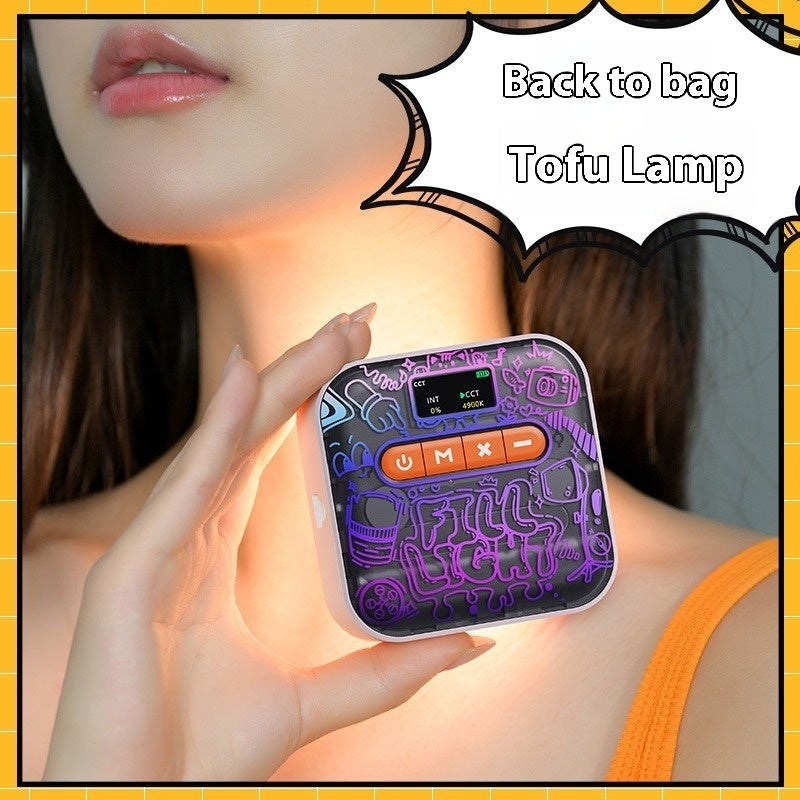 Tofu Light Rgb Pocket Fill Light Live Broadcast Chin Mobile Phone