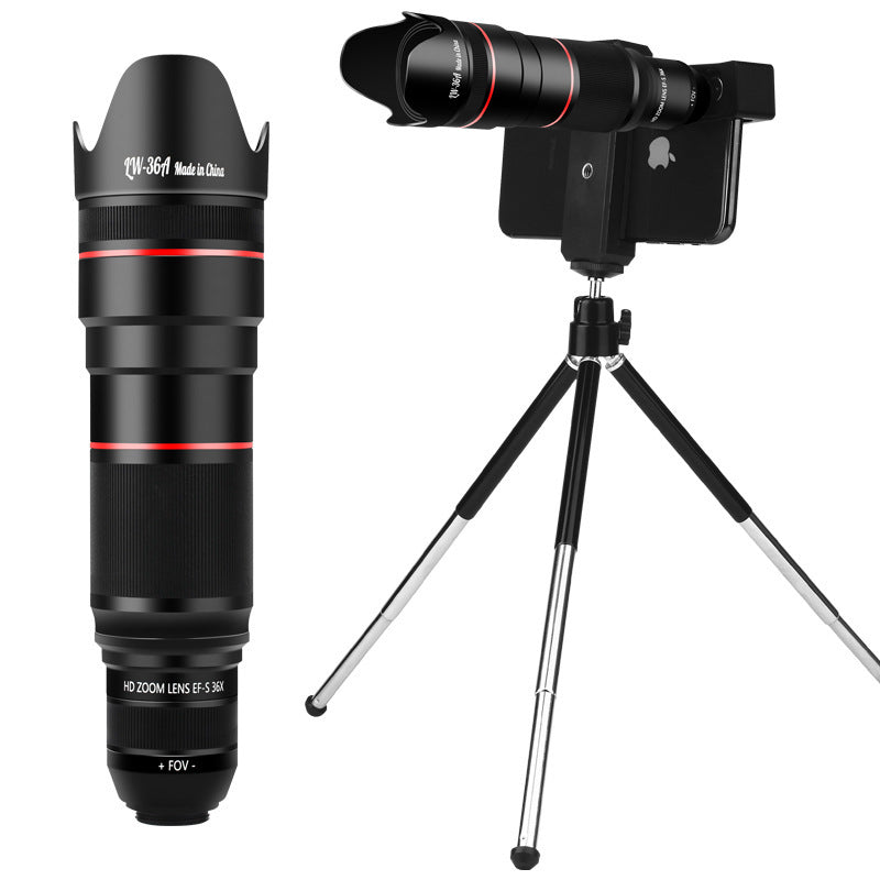 Monocular With External Camera Lens For Mobile Phone