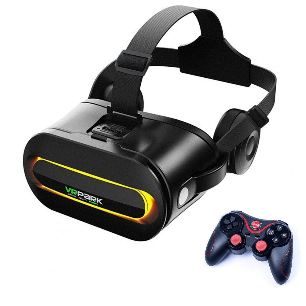 نظارات ذكية عالية الدقة VR فيلم لعبة سماعة بلوتوث نظارات آلة الكل في واحد