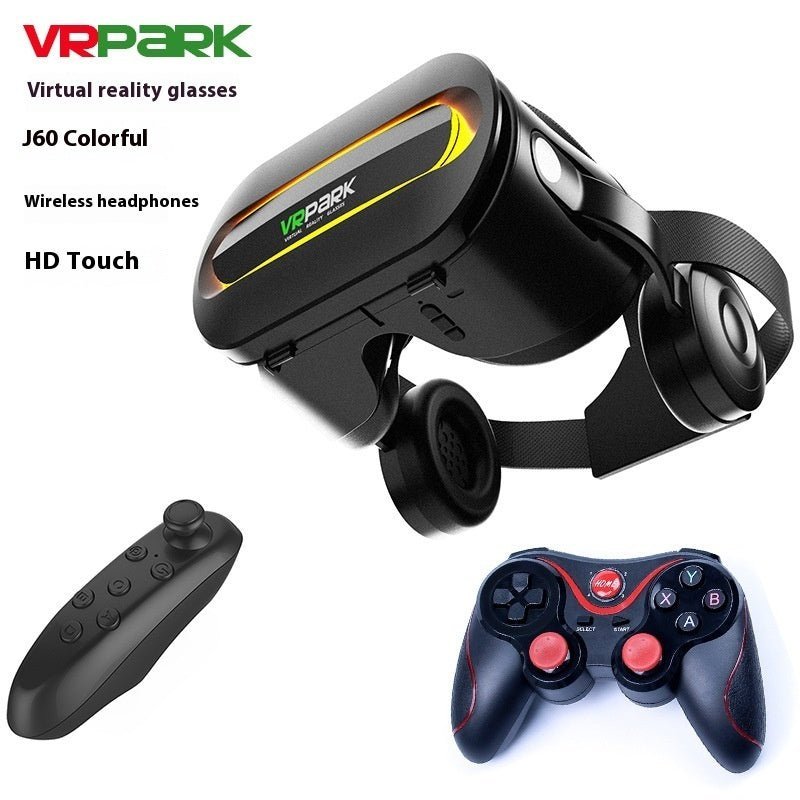 نظارات ذكية عالية الدقة VR فيلم لعبة سماعة بلوتوث نظارات آلة الكل في واحد