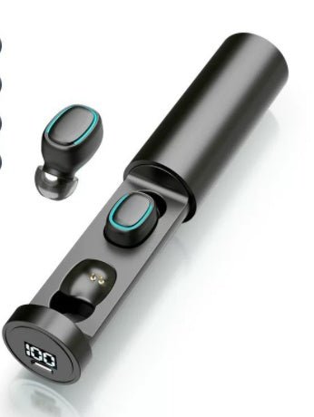 سماعات أذن بلوتوث 5.0 لاسلكية 8D HIFI رياضية مع ميكروفون وسماعات رأس للألعاب والموسيقى