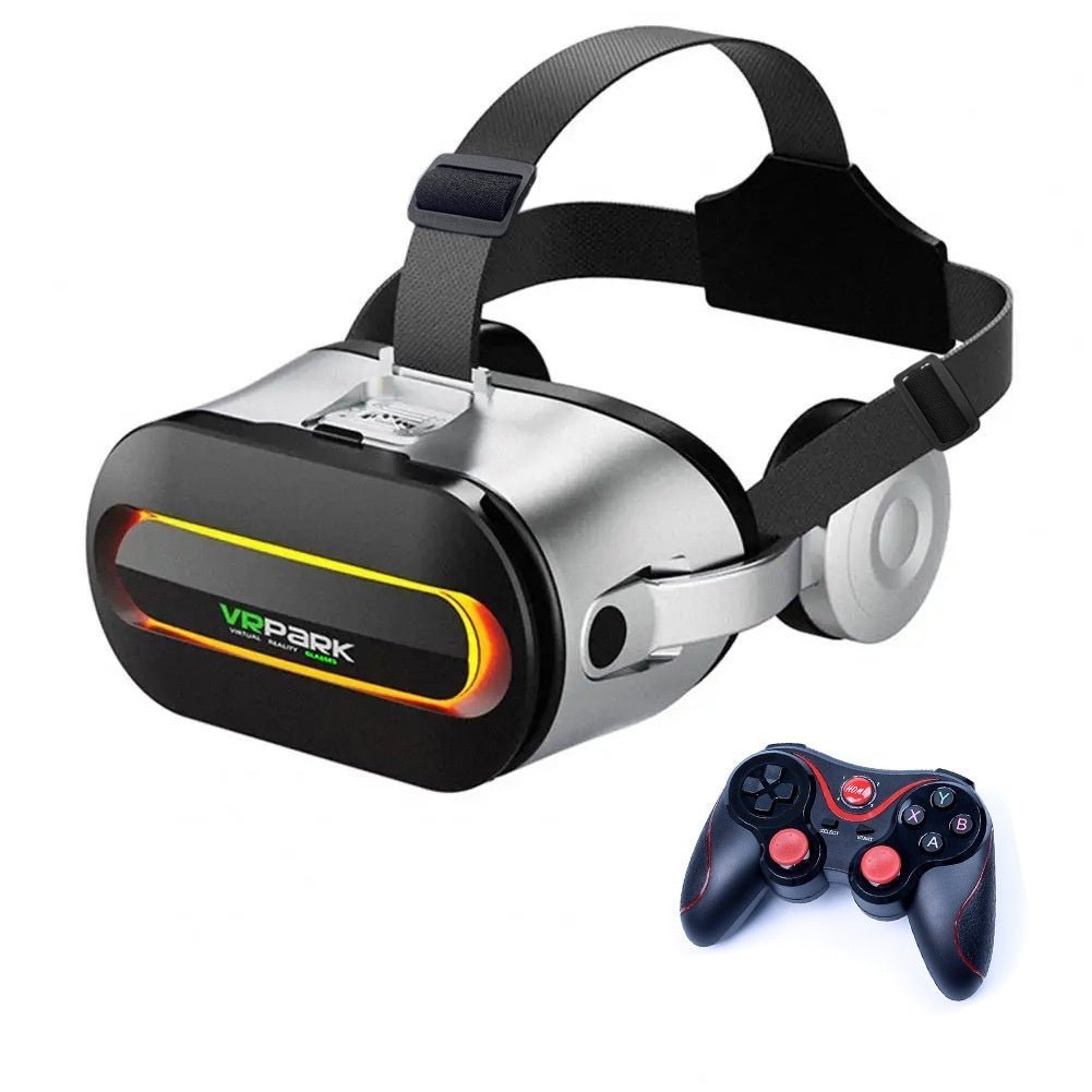نظارات ذكية عالية الدقة VR فيلم لعبة سماعة بلوتوث نظارات آلة الكل في واحد