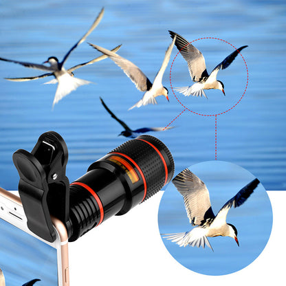 Zoom Mobile Phone Clip-On Retractable Telescope Camera Lens For  Galaxy S3 S4 S5 S6 S7 Edge Phone - My Store