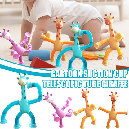 Giraffe Tubes Sensory Toys Novelty Spring Fidget Toy Stretch Tube Stress Relief Toy For Kid Birthday Gift Party Favors - My Store
