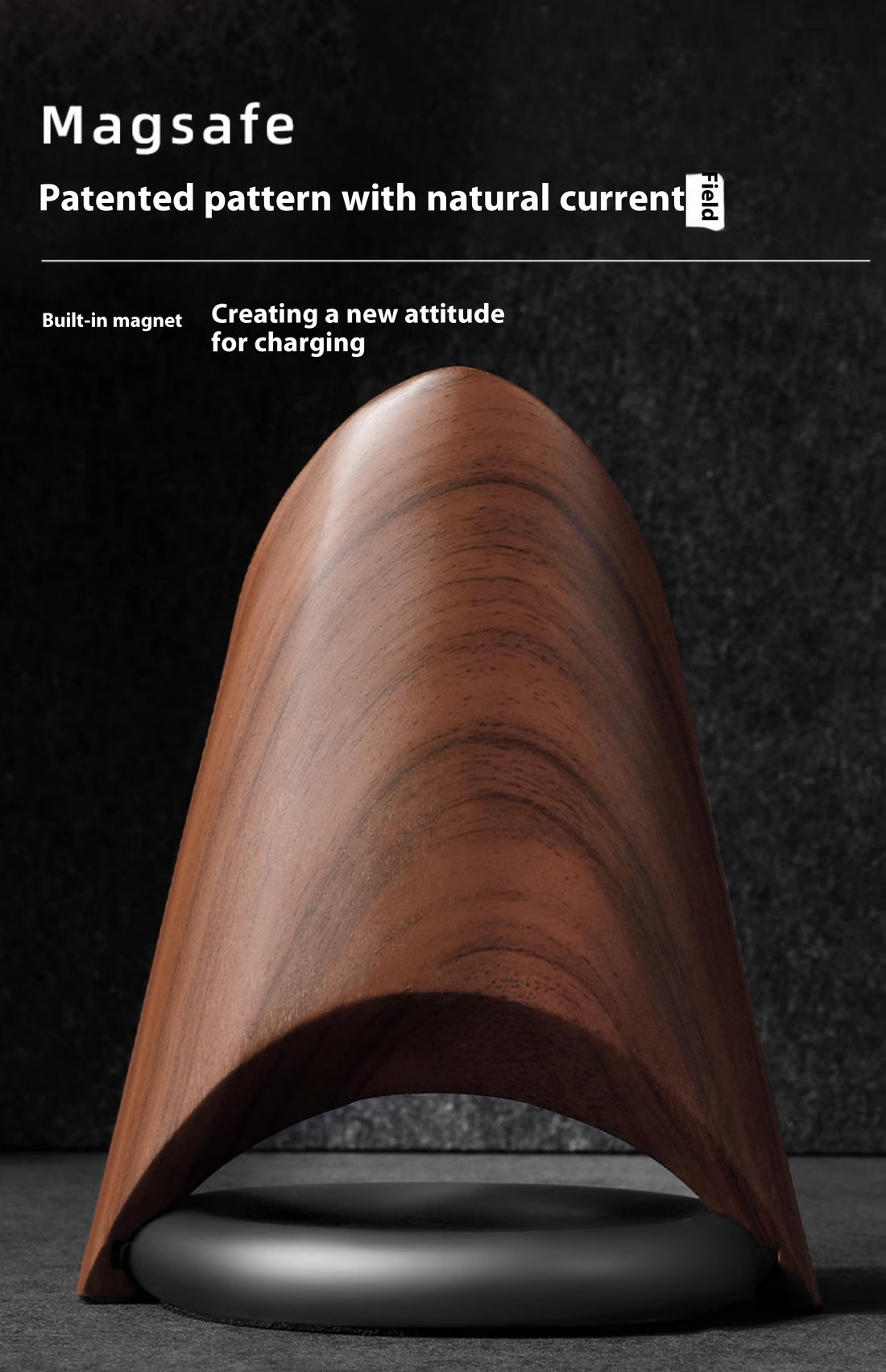 Creative Magsafe Magnetic Desktop Rack Wireless Charger - My Store