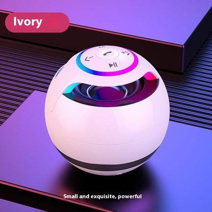 Buntes Licht Bluetooth Audio Super Dynamic Bass Boost Tragbarer kleiner Lautsprecher Mini Hohe Klangqualität Große Lautstärke
