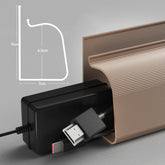 Computer Desk Bottom Cable Management Rack Storage Slot - My Store