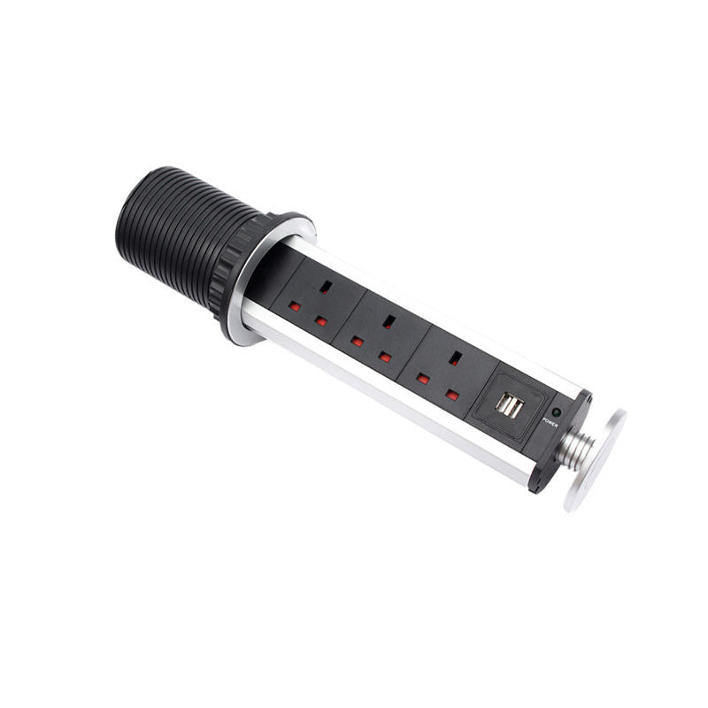 Usb Socket European Standard Office Hidden Desktop Socket - My Store