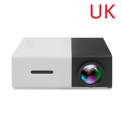 Portable Projector 3D Hd Led Home Theater Cinema HDMI-compatible Usb Audio Projector Yg300 Mini Projector - My Store