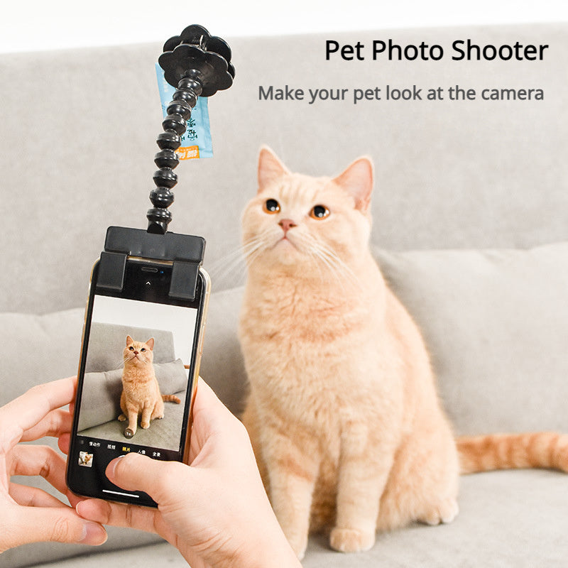 Pet Photo Artifacts Cats Dogs Look At The Lens Toy Cell Phone Camera Bracket Selfie Clip Supplies Puppy Pet Products Pet Toys - My Store