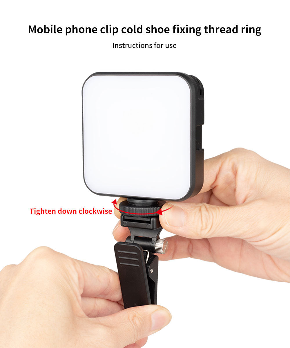 New Mobile Phone Clip Fill Light attached to smartphone