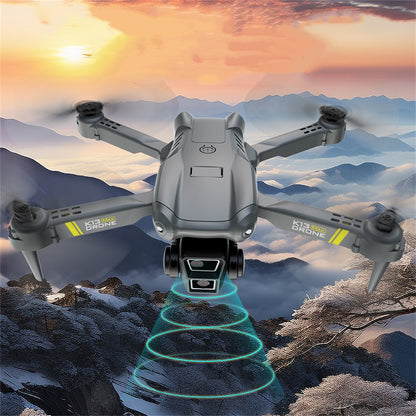 TheK13 Smart Camera Drone With 2 Batteries Features Real-time Image Transmission From A Single Camera. It Has One-click Touch And Landing Functions. This Is A Foldable Remote-controlled Drone Toy, Ma - My Store