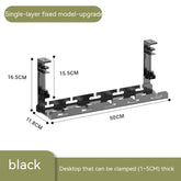 Punch-free Carbon Steel Under Desk Cable Management Rack - My Store