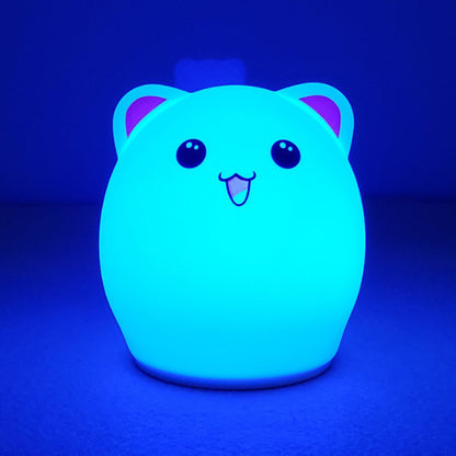 Cartoon silicone lamp clapping lamp colorful night lamp - My Store