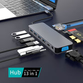 USB C Hub Hub Gigabit Ethernet Port Docking Station - My Store