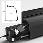 Computer Desk Bottom Cable Management Rack Storage Slot - My Store
