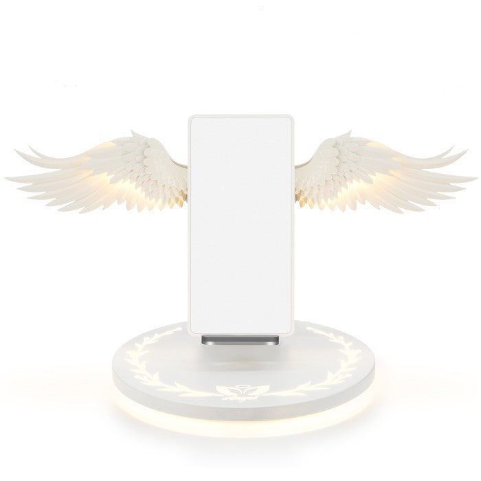 Universal Colorful LED Angel Wings Qi Wireless Charger Charge Dock For Mobile Phone Fast Charger - My Store