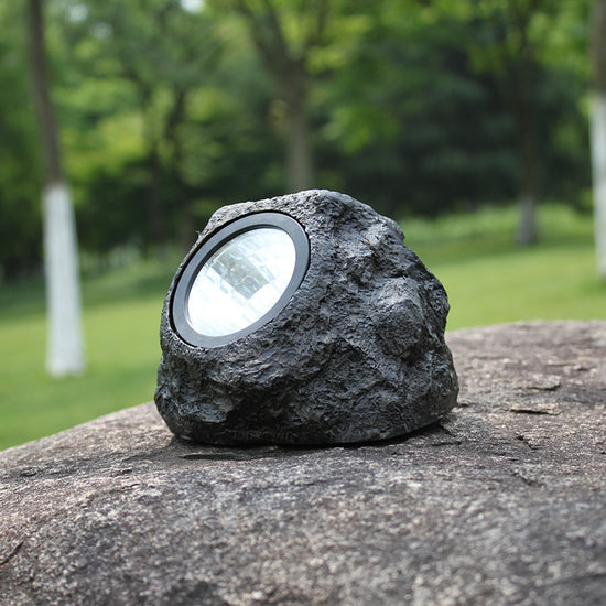 Solar lamp courtyard lamp outdoor simulation stone lamp - My Store