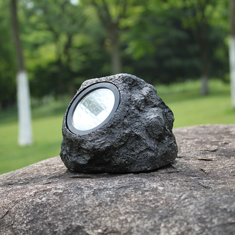 Solar lamp courtyard lamp outdoor simulation stone lamp - My Store