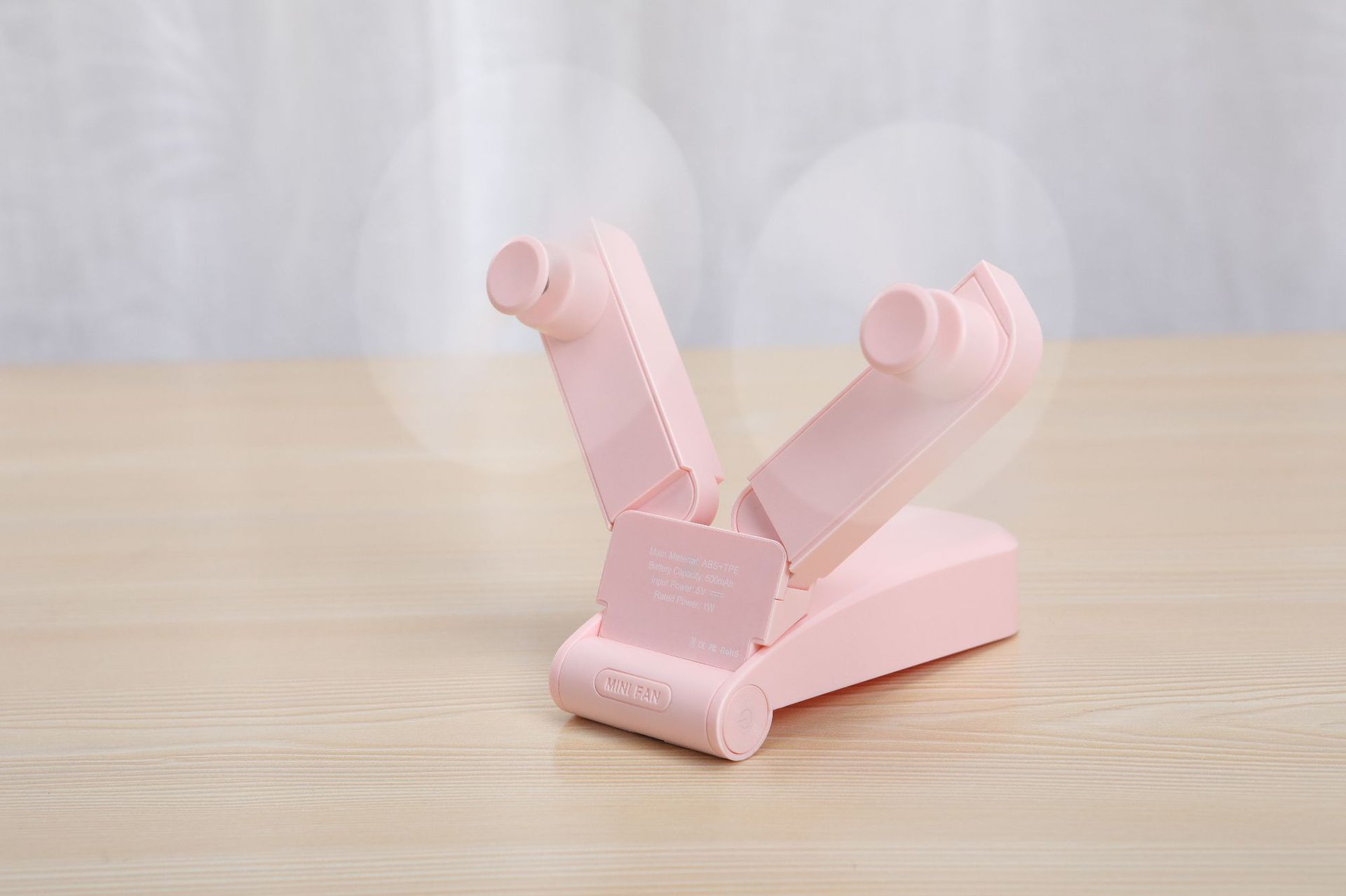 Handheld Mini Fan V36 Double Head Usb Folding Fan - My Store