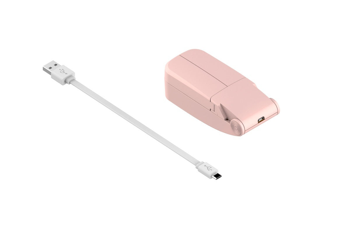 Handheld Mini Fan V36 Double Head Usb Folding Fan - My Store