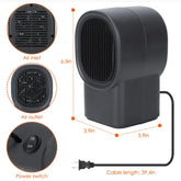 Portable Electric Space Heater 500W | Mini Desktop & Home Use - My Store