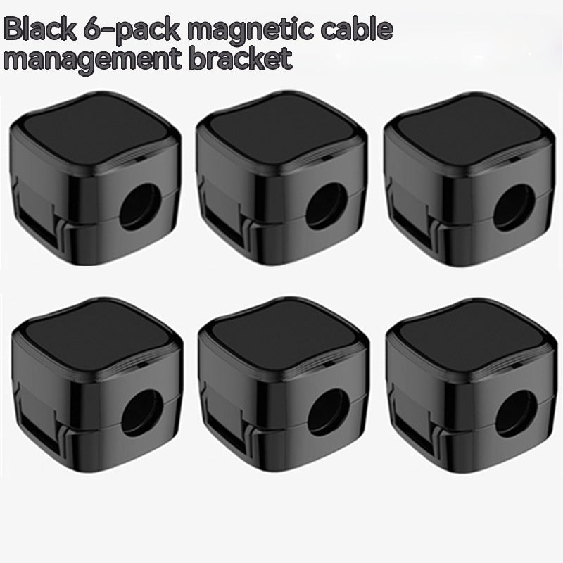 Magnetic Cable Clip Under Desk Cable Management Adjustable Cord Holder Wire Organizer And Cable Management Wire Keeper - My Store